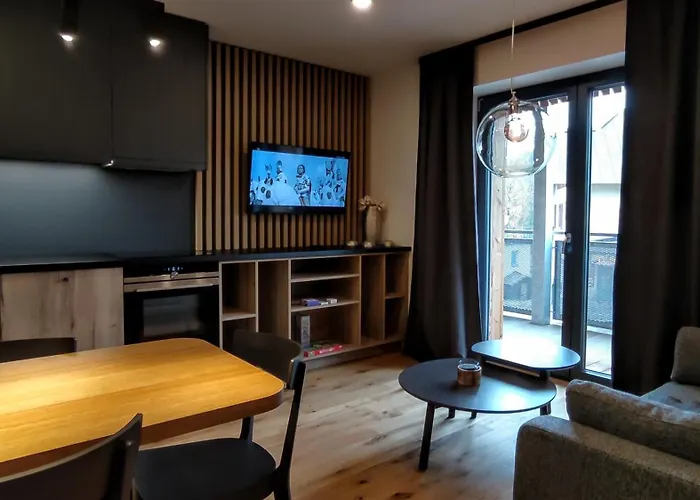 Moderni Rodinny 3Kk Apartman D8 V Centru Harrachova S Vyhledem Na Skokanske Mustky - By Relax Harrachov